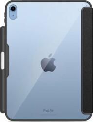 Epico Clear Flip iPad 10, 9" (2022) átlátszó fekete tok