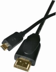 EMOS SD1201 micro HDMI apa - HDMI apa Kábel 1.5m - Fekete (SD1201)