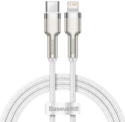  USB-C cable to Lightning Baseus Cafule, White, Power Delivery, 20W, 1m (white)