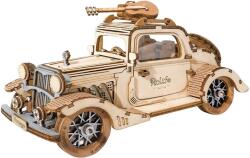 Robotime Дървен 3D пъзел Robo Time от 164 части - Винтидж автомобил (TG504)