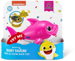 ZURU Robo Alive: Mommy Shark úszó és éneklő cápa - Rózsaszín (25282D) - xtrashop