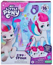Hasbro Én kicsi Pónim: A nap stílusa - Zipp Storm 16db-os figuraszett matricákkal és kiegészítőkkel - Hasbro (F6349/F6452)