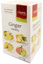 Apotheke Gyömbér variációk, Vegyes gyümölcs tea - 20 filter - bio