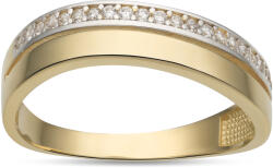 Arany ékszer Sárga és fehér arany gyűrű - JTTC-3885-54 (JTTC-3885-54)