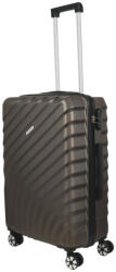 GREGORIO Echo barna 4 kerekű közepes bőrönd (W6007-M-barna)