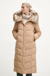MEDICINE kabát női, bézs, téli, oversize - bézs L