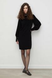 Bruuns Bazaar ruha fekete, mini, egyenes - fekete 38 - answear - 56 990 Ft
