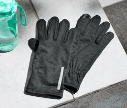 Tchibo Unisex funkcionális futókesztyű, fekete Fekete 7, 5