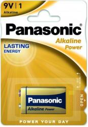 Panasonic 6LR61APB/1BP ALKALINE Power 9V elem (Panasonic-6LF22-1BP)