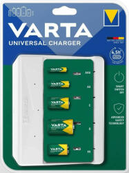 VARTA Universal Charger AAA AA C D 9V 57658 univerzális elemtöltő (Varta-57658)