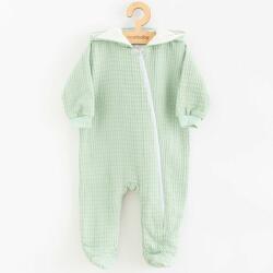 NEW BABY Baba muszlin kezeslábas kapucnival New Baby Comfort clothes zsálya színű - babyboxstore - 13 070 Ft