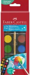 Faber-Castell Vízfesték készlet 12db-os kicsi 24mm-es korongokkal Faber-Castell (125017)