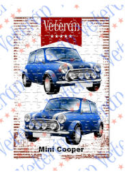  Veterán autós kirakó - Mini Cooper (559690)