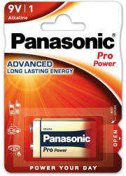 Panasonic blokk elem szuper tartós 9 V (6F22R-1BP) (6LR61PPG-1BP) - szerszamplaza