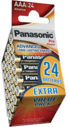 Panasonic AAA/mikro szuper tartós alkáli elem 1, 5 V (24 db) (LR03PPG-24PT)