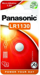 Panasonic LR1130 alkáli gombelem 1, 5 V (LR-1130EL-1B)