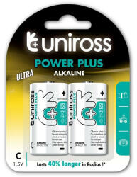 Uniross C/baby tartós alkáli elem 1, 5 V (2 db) (LR14-UALKCPP2) - szerszamplaza