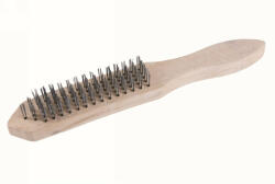  Drótkefe 5 soros 300 mm fa nyéllel (22034F)