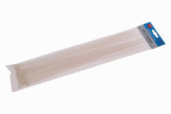  Kábelkötegelő 400 x 4, 8 mm fehér (50 db) (23864F) - szerszamplaza