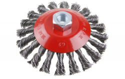 FESTA Döntött sodrott körkefe M14 125 mm acél (21910F) - vasasszerszam