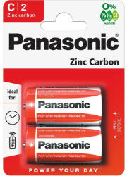 Panasonic C/baby cink-mangán tartós elem 1, 5 V (2 db) (R14R-2BP) - szerszamplaza