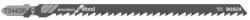 Bosch Dekopírfűrészlap fához T 344 DP 152/4, 0 mm (3 db) (2608633A32)