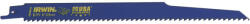 IRWIN TOOLS Szablyafűrészlap 225 mm/6TPI fa bimetál (5 db) (10506430)