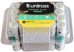Uniross AAA/mikro tartós alkáli elem 1, 5 V (24 db/cs) (LR03-UALKAAABX24) - szerszamplaza