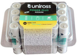 Uniross AAA/mikro tartós alkáli elem 1, 5 V (24 db) (LR03-UALKAAABX24)