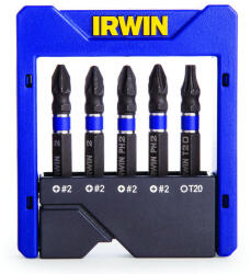 IRWIN TOOLS Impact Pro Bithegy készlet 5 részes 100 mm (2 x PZ2 + 2 x PH2 + T20) (1923433)