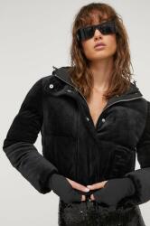 GCDS rövid kabát női, fekete, téli, oversize - fekete L
