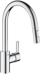 GROHE Baterie bucatarie Grohe Feel 31486001, inalta, tip C, dus extractabil, crom (31486001)