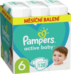 Pampers Active Baby 6 Extra Large 13-18 kg 128 buc