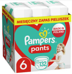 Pampers Pants 6 Extra Large 15 kg+ 132 buc