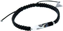 Lampglas Shamballa Black & White partner karkötő egyedi Lampglas BSHX11 gyönggyel