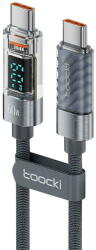 Toocki Charging Cable USB C-C, 1m, PD 60W (Black) (33708) - vexio