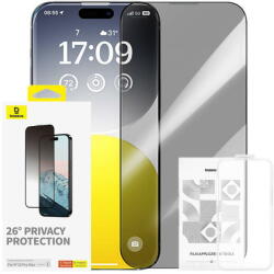 Baseus Privacy Protection Tempered Glass Baseus Diamond iPhone 15 Pro Max (34107) - vexio