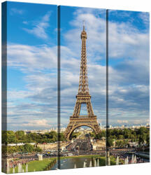 Eiffel-torony Vászonkép - 3 részes - 100x90 cm (78332)