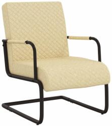 vidaXL krémszínű konzolos műbőr szék (325782) - pepita