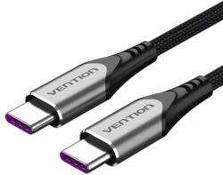 Vention Cablu de încărcare de la USB-C la USB-C, Vention TAEHF, PD 5A, 1m (negru) (TAEHF)