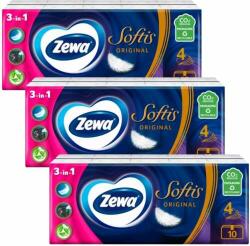 Zewa Softis Original 4 straturi de batiste de hârtie - fără parfum 30x9pcs (270pcs) (7322541110776)