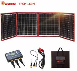 DokioSolar hordozható naperőmű monokristályos napelem tábla 160W (FFSP-160M)