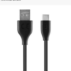 Hama Cablu de date Hama 00086410, USB-A - USB-C, 1.5m, Black (00086410)