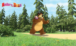  Masha és a Medve Fotótapéta - Gyerekszoba - XL