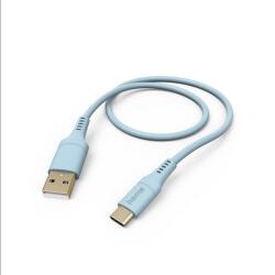 Hama Cablu Hama Flexible 00201569, USB-A - USB-C, 1.5m, Blue (00201569)