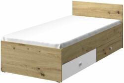 Nero Furniture 14 Ifjúsági ágy ágyneműtartóval - Többféle színben és típusban (Nero_14_Lozko_90) - pepita - 81 890 Ft