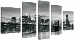  Vászonkép szett 5 darabos Brooklyn Híd 3 (78654)