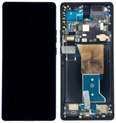 Motorola 5D68C22010 Gyári Motorola Edge 40 Pro OLED kijelző érintővel Fekete kerettel előlap (5D68C22010)