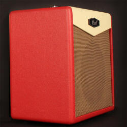 Cort CM15R-DR gitárerősítő zengetővel, 15 Watt, vörös