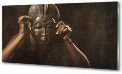  Wallmuralia. hu Konyhai fali panel Afrikai maszk 120x60 cm